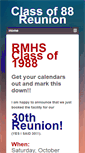 Mobile Screenshot of classof88reunion.com